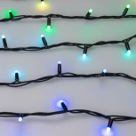 Светодиодная гирлянда ARD-STRING-PRO-10000-BLACK-100LED-MILK-LIVE RGB-DMX (24V, 10W) (IP65)