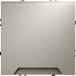 Розетка с заземлением, шторками и крышкой (кашемир) Voltum S70 VLS040303