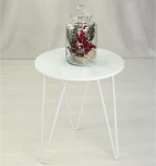 Столик журнальный SHT-CT27 белый муар/белый мрамор от фабрики Mebelik