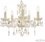 Подвесная люстра Bohemia 117 117/5/141 G (220V, подвески, на цепи, подсвечник, свеча)