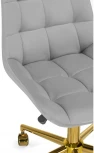 Компьютерное кресло Notta Честер светло-серый (california 900)/ золото 533182