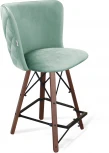 Стул полубарный SHT-ST36-3/S80-1 нежная мята/темный орех/черный от фабрики Sheffilton