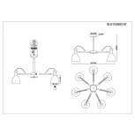 Потолочная люстра Evoluce Balcamo SLE103802-07 (220V)