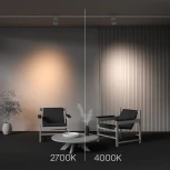 Трековый светильник трехфазный 15W 220V Maytoni Alfa TR199-3-15W4K-M-W (LED, круглые)