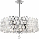 Потолочная люстра хрустальная на штанге Arte Milano Sorrento-1019 371019/8/300/580 CR (220V)