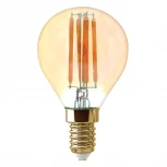 Лампочка светодиодная филаментная прозрачный шар E14 9W Thomson Globe TH-B2123