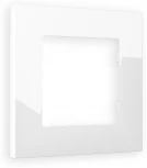 Рамка Ambrella Volt ALFA Qubi (Белый глянец) 1-ая AF250101