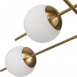 Потолочная люстра на штанге Damask FR5205PL-08BS (220V, шарики)