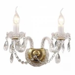 Бра Favourite Simone 1736-2W (220V, хрусталь, подвески, подсвечник, свеча)