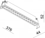 Встраиваемый линейный светильник светодиодный Deko-Light Ceti 565252