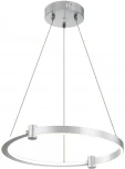 Подвесной светильник 14015/1P Silver Indigo Circolato V000078L (регулировка яркости, LED, 220V, пульт управления, на тросе, кольцо)
