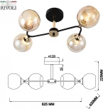 Потолочная люстра на штанге Rivoli Alison 3138-304
