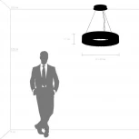 Подвесной светильник светодиодный Lightstar Faraone 701161 (220V, подвески, на тросе, кольцо)