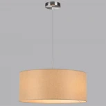 Подвесной светильник Lumion Nikki 8250/3 никель/бежевый, металл/текстиль Е27 3*60W 220V (круглые)