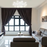 Потолочная люстра Escada Ecla 10229/SG LED*190W White (ночной режим, 220V, пульт управления)