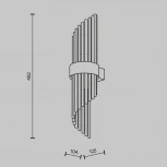 Бра Maytoni Frame MOD174WL-02G (220V)