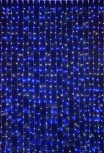 Гирлянда светодиодная Занавес сине-белая 220B, 600 LED, провод белый, IP65 RL-C2*3-CW/BW Rich LED