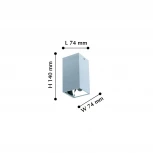 Накладной точечный светильник Favourite Tetrahedron 2401-1U