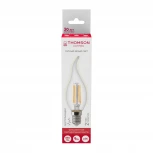Лампочка светодиодная филаментная прозрачная свеча на ветру E14 9W Thomson Tail Candle TH-B2077