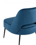 Кресло Stool Group лаунж Бостон велюр синий УТ000036649