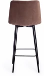 Стул полубарный CHILLY (mod. 7095пб ) / 1 шт. в упаковке (Ткань,Металл /Коричневый,Черный)