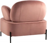 Кресло Stool Group Кэнди с подлокотниками велюр пыльно-розовый УТ000035880