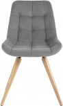 Стул Stool Group Флекс на деревянных ножках велюр серый УТ000035934