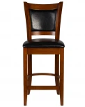 Стул полубарный DOBRIN GARRY COUNTER (шоколад, черный)