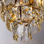 Подвесная люстра каскадная Divinare Chara 3508/17 LM-6 (220V, хрусталь, на цепи)