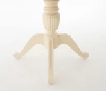 Стол Леонардо D100, Слоновая кость/Темный орех, Аврора