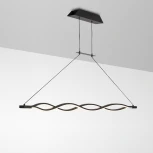 Подвесной линейный светодиодный светильник с диммером Mantra Sahara 5818 (220V, на тросе)