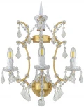 Бра Rococo L27923.90 (220V, хрусталь, подвески, подсвечник, свеча)