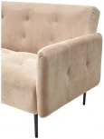 Диван-кровать МОНАКО бежевый #5, велюр, трехместный, прямой, клик-кляк M-City 461MC04860