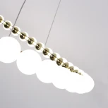 Подвесной светильник Favourite Helmet 4590-8P (LED, 220V, на проводе, шарики, круглые, бусы)