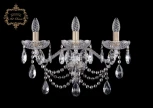Бра Art Classic 10.25 10.25.3.200.XL.Br.Sp (220V, хрусталь, подвески, подсвечник, свеча)