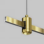 Подвес тросовый Hang одинарный Flarity латунь Maytoni Accessories for tracks Flarity TRA157SW-S1-BS (24V)