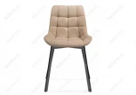 Стул на металлокаркасе Челси бежевый / черный