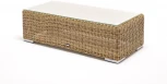 "Боно" журнальный столик из искусственного ротанга, цвет соломенный 4SIS арт.УТ-00003967