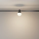 Трековый светильник магнитный 24V 5W Maytoni Luna TR149-1-5W3K-B (LED, шар)