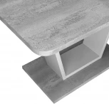 Стол обеденный Verona (120+40) бетонный камень/белый бриллиант Top Concept 12864