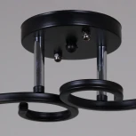 Потолочная люстра на штанге Reluce 06089-0.3-02 BK+CR (220V)