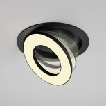 Встраиваемый светильник Maytoni Vector DL102-12W2.7K-B (LED, 220V, круглые)