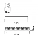 Настенный светильник Osgona Monile 704632