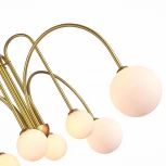 Потолочная люстра светодиодная Jineto SL1204.202.08 (220V, шар)