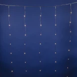 Занавес светодиодный со статическим свечением. 1.5х1м. 100 светодиодов. Теплый белый свет. ULD-C1510-100/STA WARM WHITE IP44 Uniel