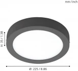 Настенный светильник уличный Eglo Argolis 96492