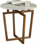 Стол журнальный Рилле 440 пленка дуб дымчатый/ бук от фабрики Mebelik