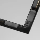 Коннектор питания угловой Radity встраиваемый черный (магнитный) Maytoni Technical TRA084CPC-B-12