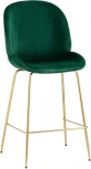 Стул полубарный Stool Group Beetle со спинкой изумрудный УТ000006592