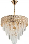 Подвесная люстра каскадная хрустальная De City Бриз 111014008 (220V, на цепи)